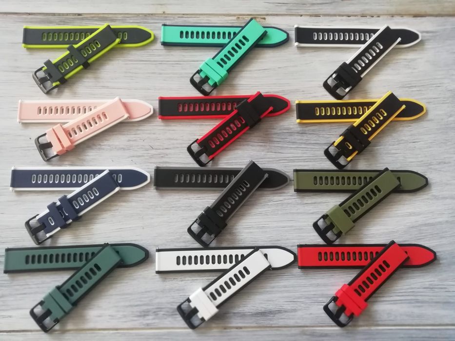 Bracelete  em silicone, 22mm (Novo) varias cores