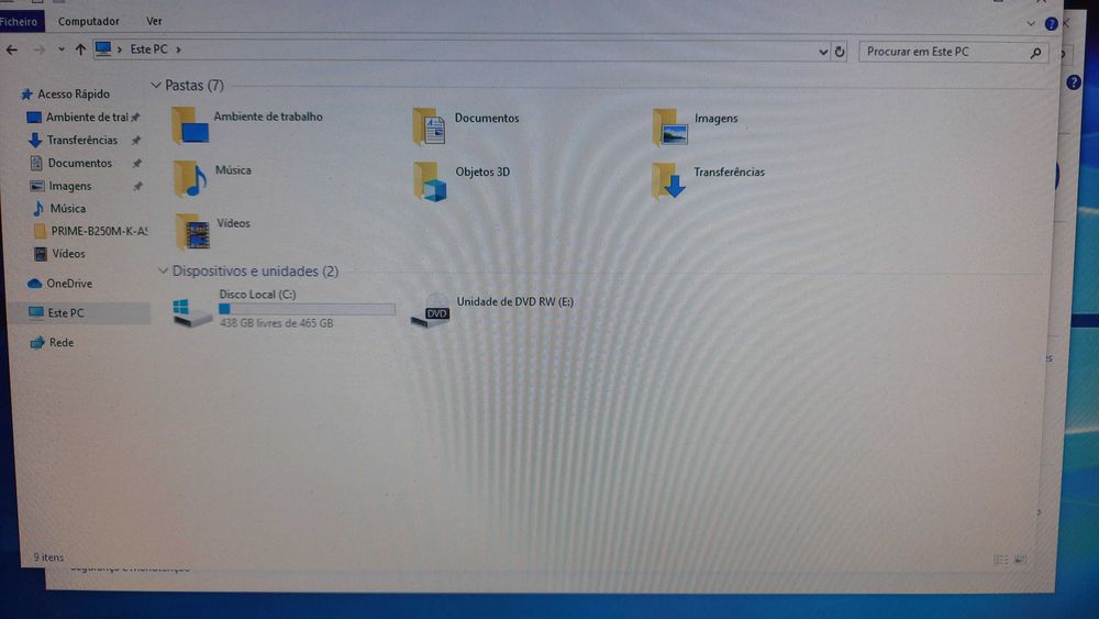 Computador de mesa I3 7ª geração 8GB RAM 500 GB Disco + Monitor