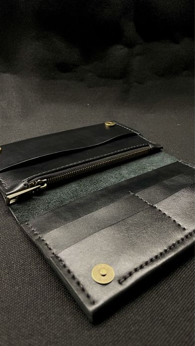 Чоловічий шкіряний гаманець – ручна робота, подарунок