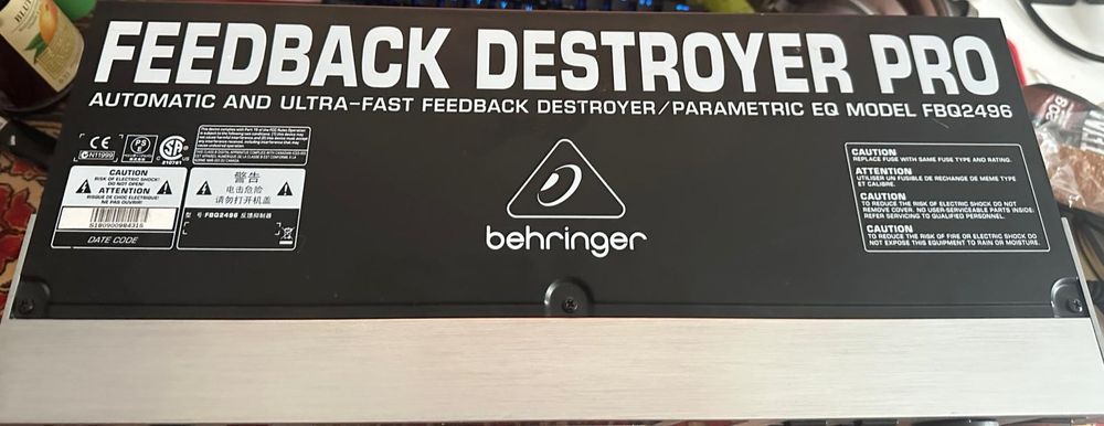 Behringer Eliminator Sprzężeń FBQ 2496