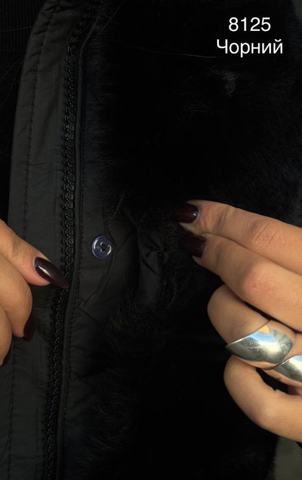 Довга зимова жіноча куртка