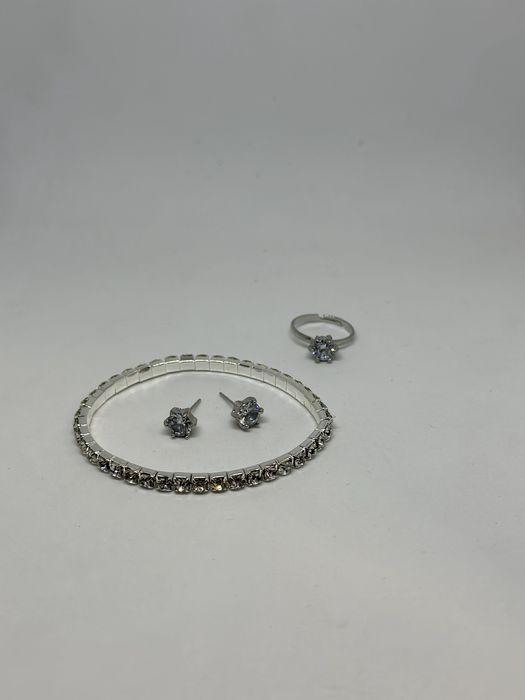 Набор женский  6 предметов золото/серебро новый