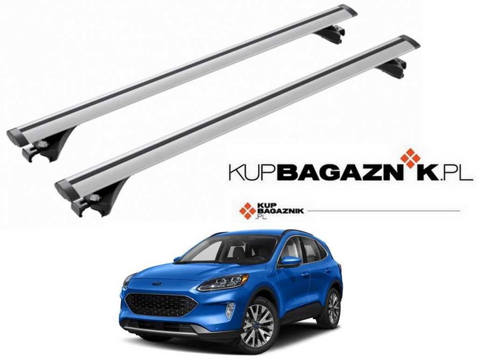 Bagażnik dachowy Ford Escape SUV 2020 do 2025 belki na relingi Bazowy Amos Dynamic