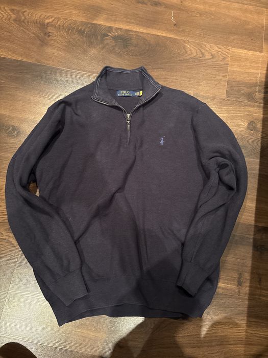 Sweter meski zapinany Polo Ralp Lauren nowa kolekcja granatowy