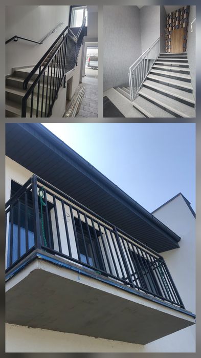 Balustrady metalowe.