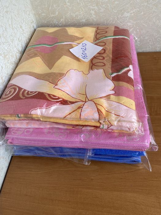 Махровая простынь Хлопок, покрывало, плед, пододеяльник