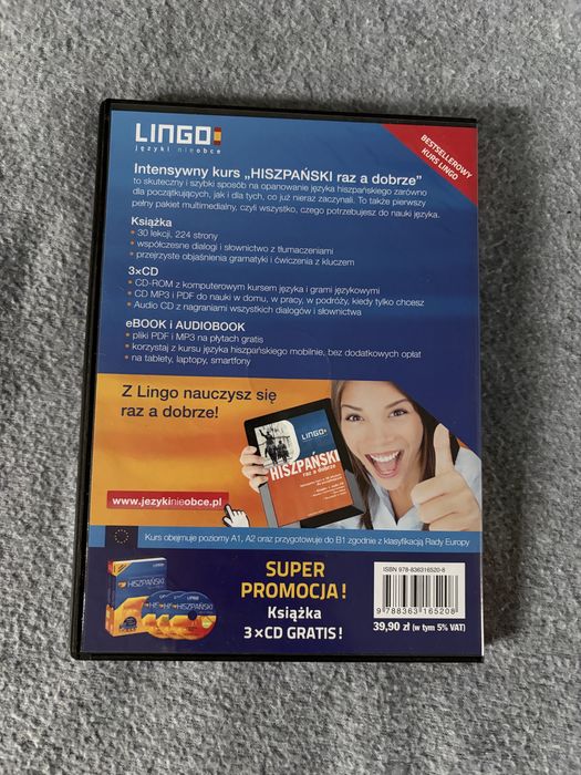 Hiszpanski raz a dobrze książka + 3 płyty CD