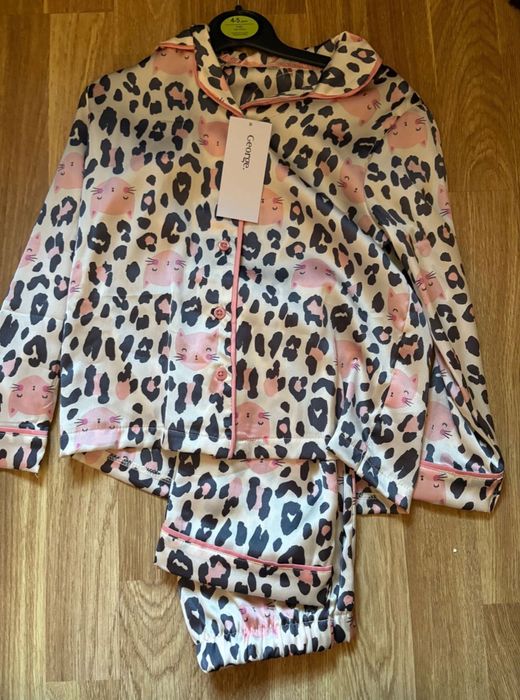 Новая пижама George нова піжама дівчинка весна шелк шовк Стич тепла