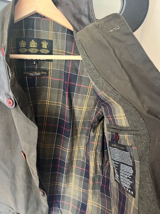 Barbour men’s Skyfall Beacon waxed jacket size small