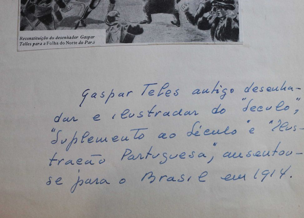 Regicídio D Carlos D Luís Filipe 1908 ilustração Gaspar Telles, Brasil