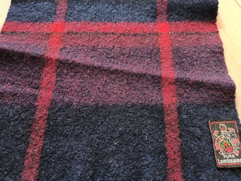 Wełniany szal w szkocką kratę Pure Lambswool