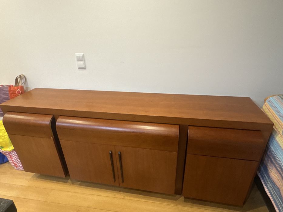 Sala de estar completa madeira