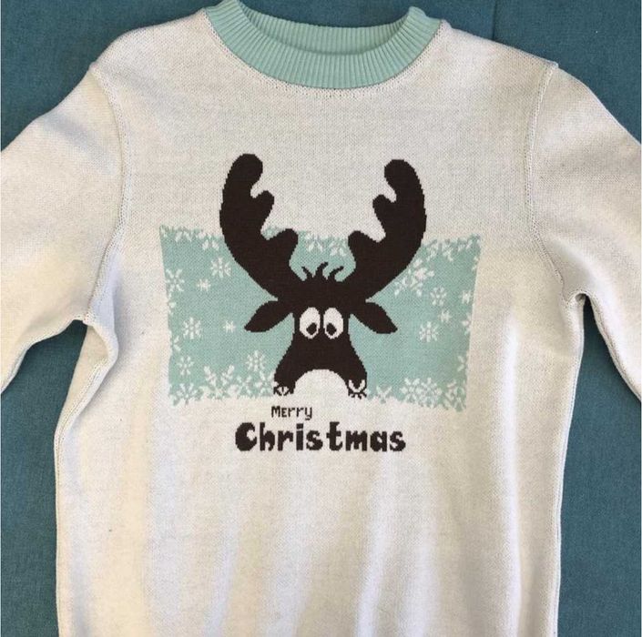 Светр різдвяний світшот олень этник свитер рождество christmas