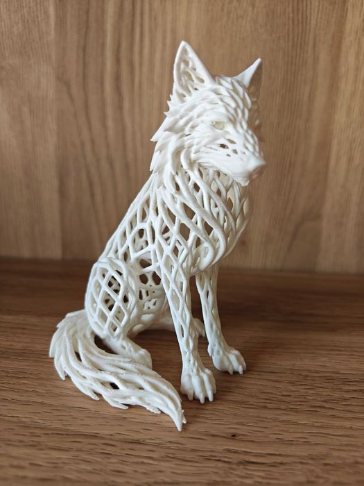 Lobo branco decorativo