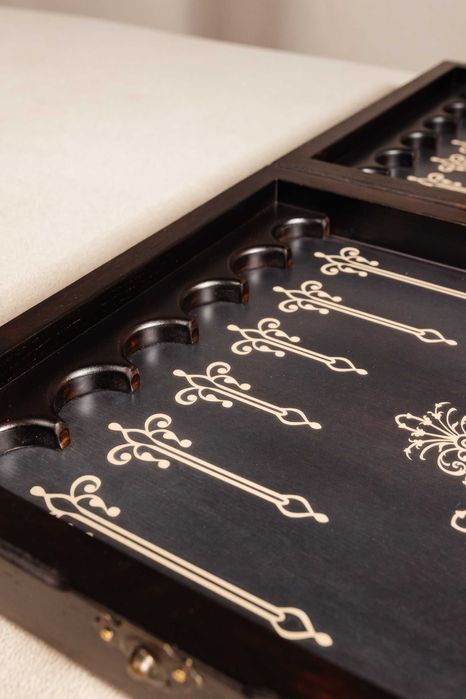 Дерев'яні нарди преміум якості ручної роботи "Візантія"