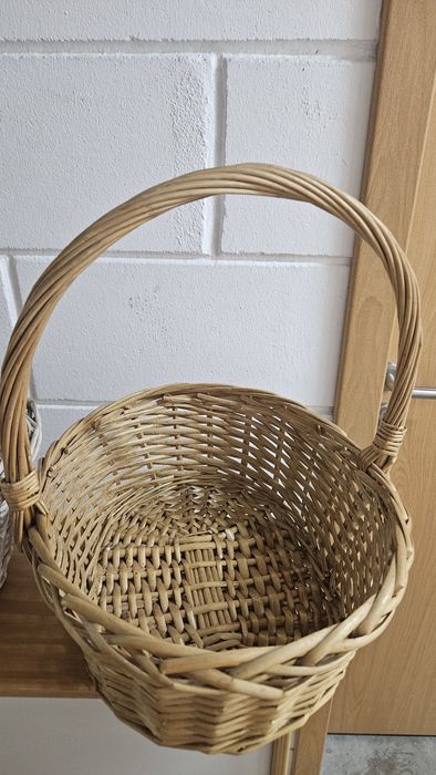Conjunto de Decoração Rústica - Cestas de Vime e Lanterna