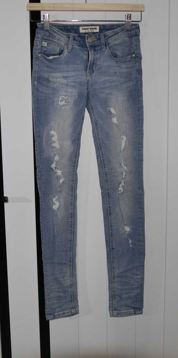 Tally Weijl spodnie dziury przetarcia 32 XXS