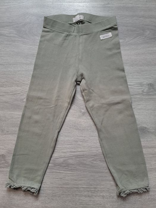 Legginsy 92 Newbie komplet róż kwiaty