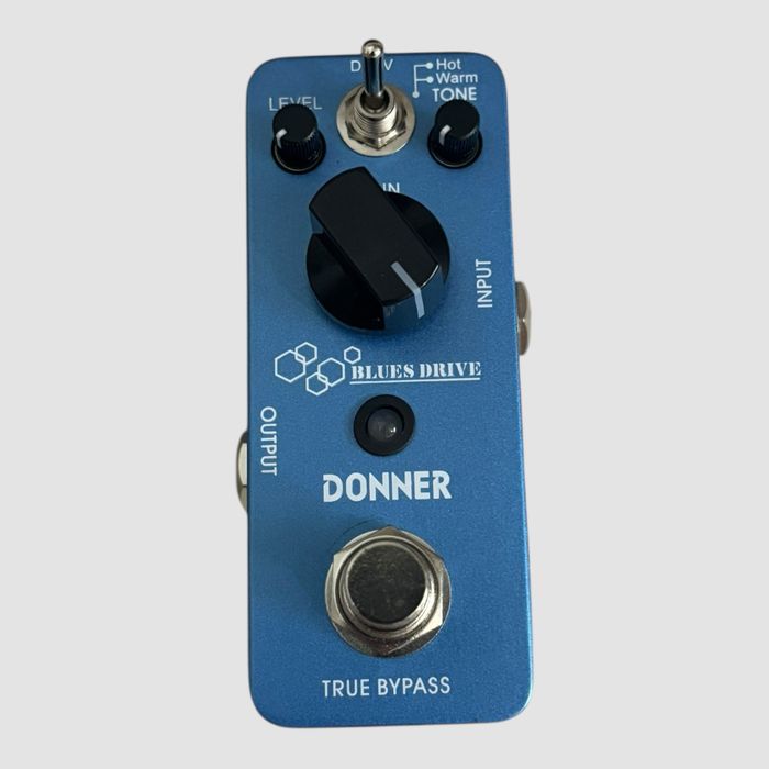 Pedal de Efeitos Donner Blues Drive Overdrive para Guitarra Novo