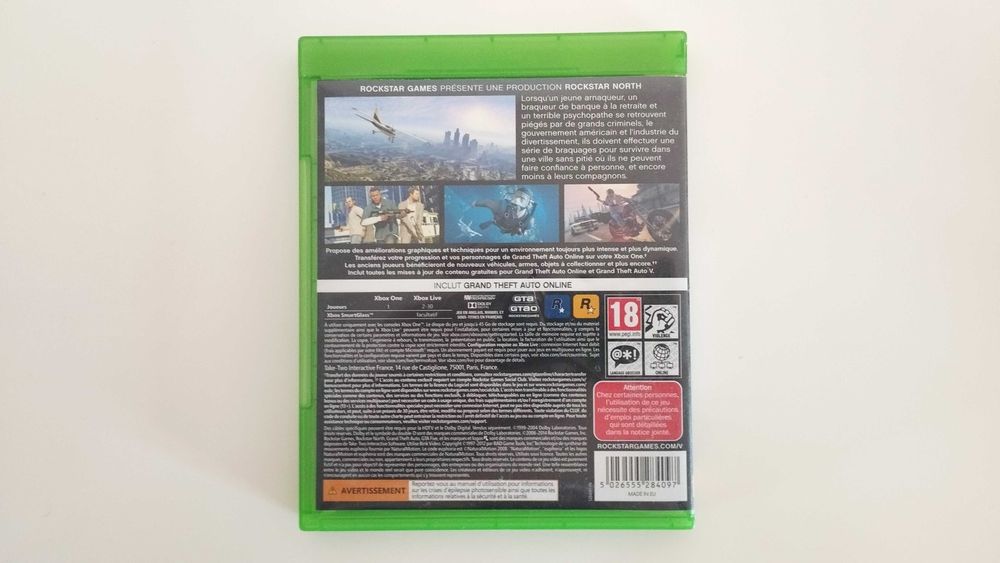 XBOX ONE S/X - GTA 5 - Completo com Mapa (Raridade)