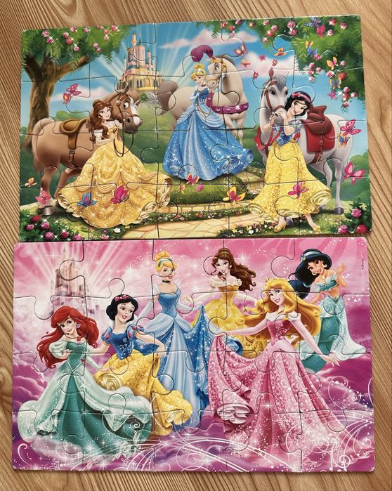 Puzzle księżniczki Disney - 2 układanki
