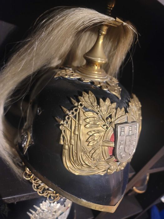 Capacete de Gala de Capitâo de cavalaria da GNR