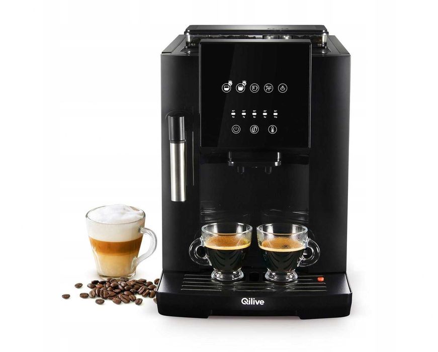 NOWY Automatyczny ekspres do kawy QILIVE Q.5404 czarny GWAR