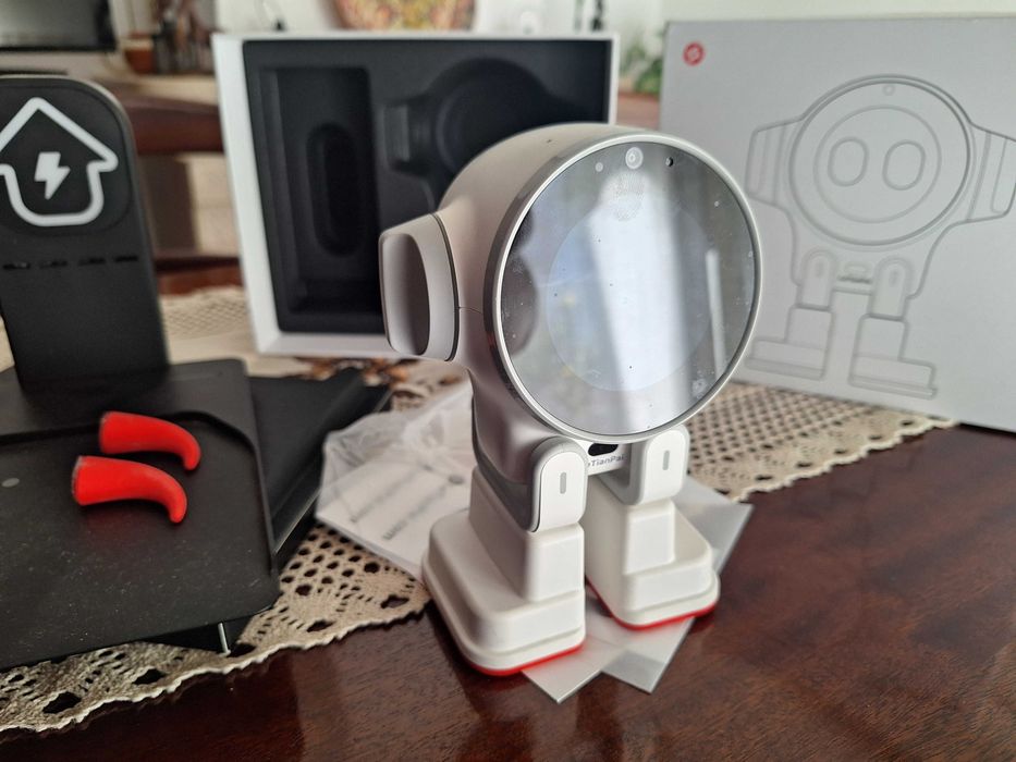 RUX AI Desktop Robot + Base de Carregamento Oficial (Como Novo)