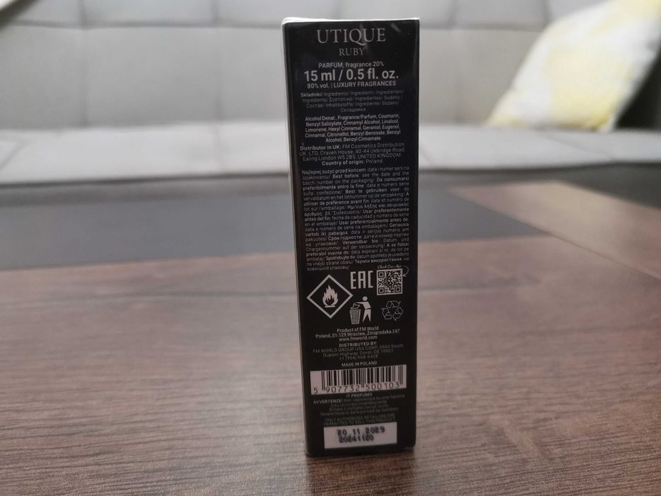 Perfumy FM World Utique Ruby 15ml