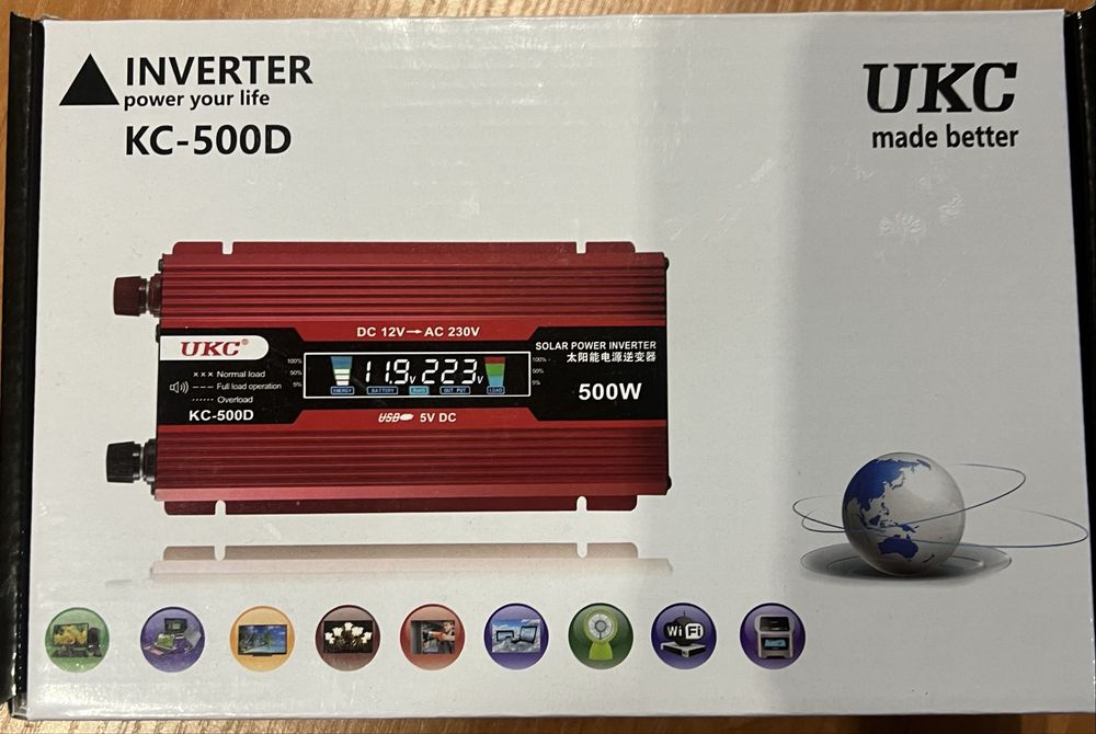 Продам інвертор UKC 500w