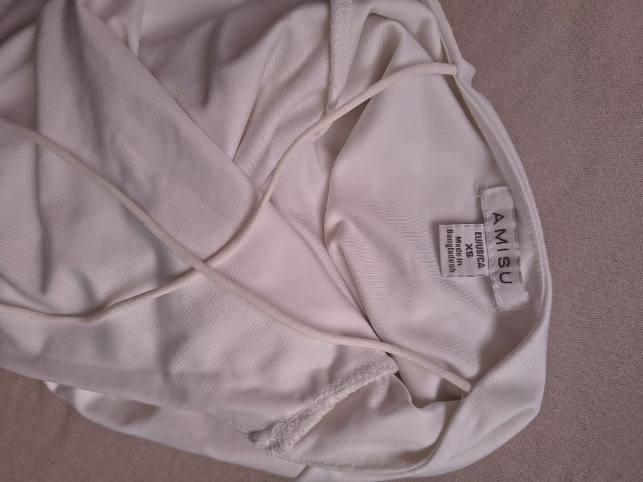 Nowe białe body XS