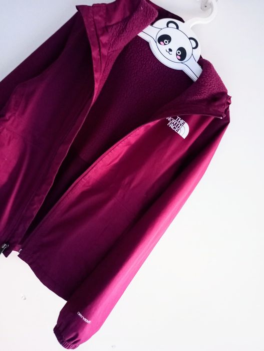 The North Face Sztorm wiosenna kurtka burgundowa 140 cm