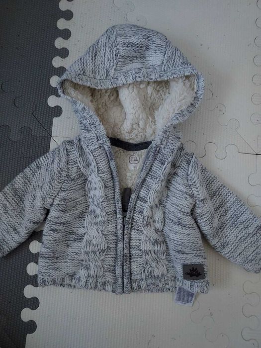 Gruba bluza dla niemowlaka rozm 56 cool club