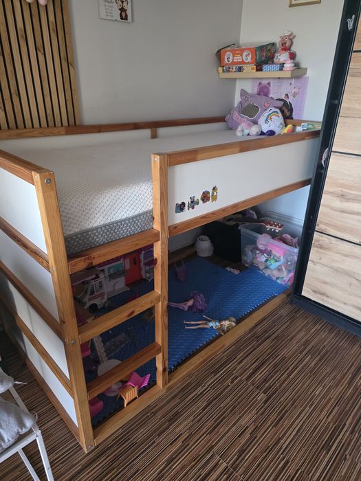 Łóżko piętrowe IKEA KURA dwustronne 90x200