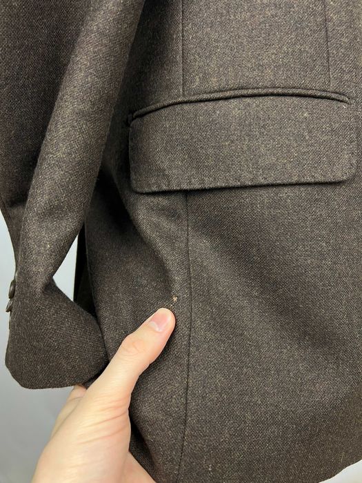 BOGGI x Vitale Barberis 100% Wool Blazer коричневий піджак з вовни Боггі Мілано Italy