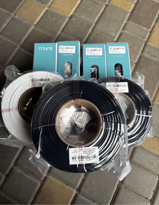 Оригінал.Sanlu pеtg (refill) і з котушкою /PLA /PLA  + (плюс)