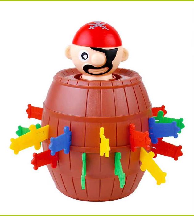 Jogo Pirata no Barril Jogo Divertido para Criancas