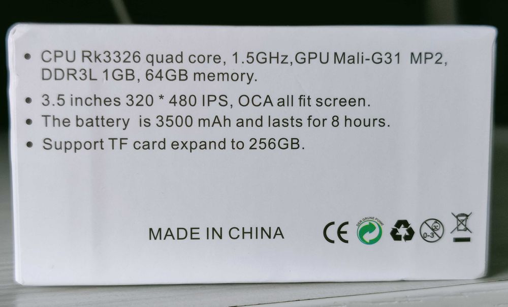 Konsola Anbernic RG351P, biała