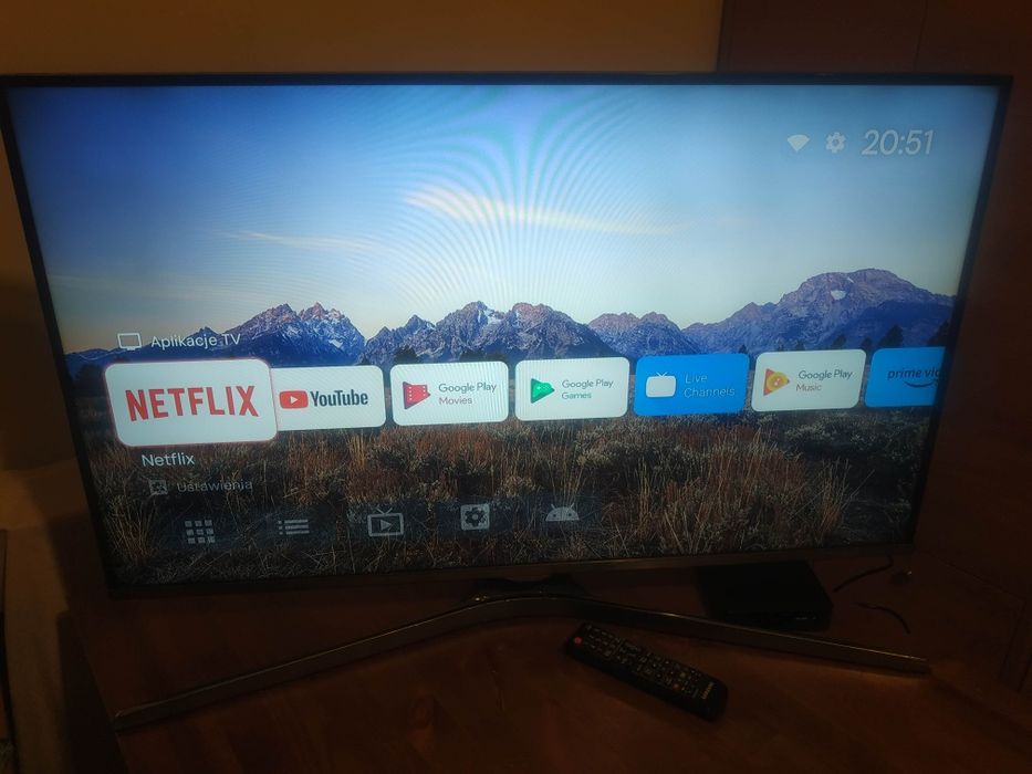 TV 40" Samsung + Smart Box Wifi  Netflix YouTube Android TV