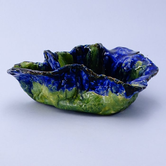 ceramika autorska piękna sygnowana patera misa