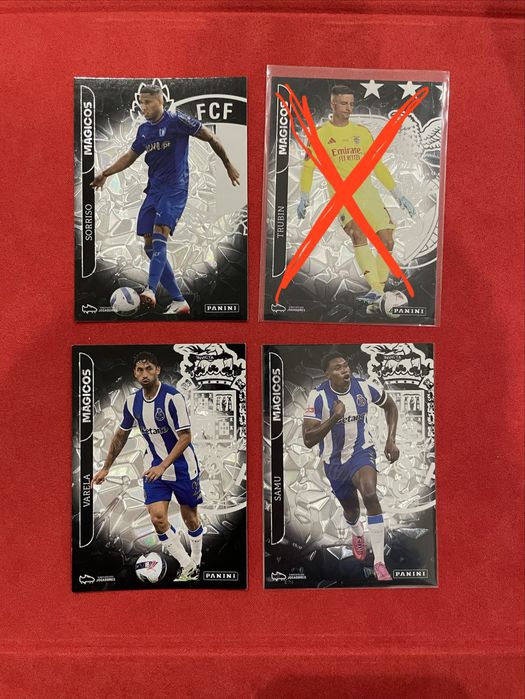 Cartas Ídolos Panini