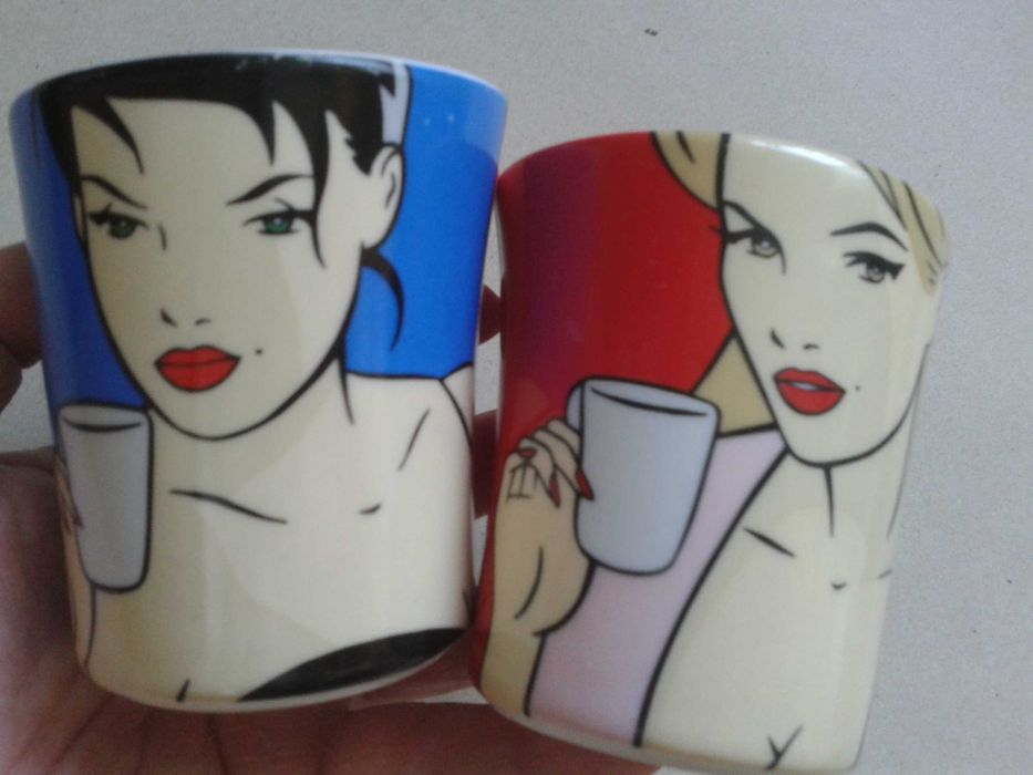 Kubki do ekspresso Senseo Unikaty, Bruneta i Blondyna. Cena za komplet