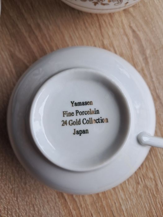 Filiżanki Yamasen 24K gold