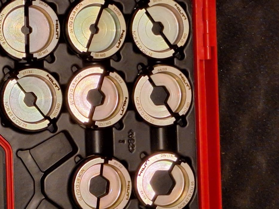 Zestaw matryc Hilti NCR Die Set (NCR 60-A) - Komplet CU 6-300 idealny