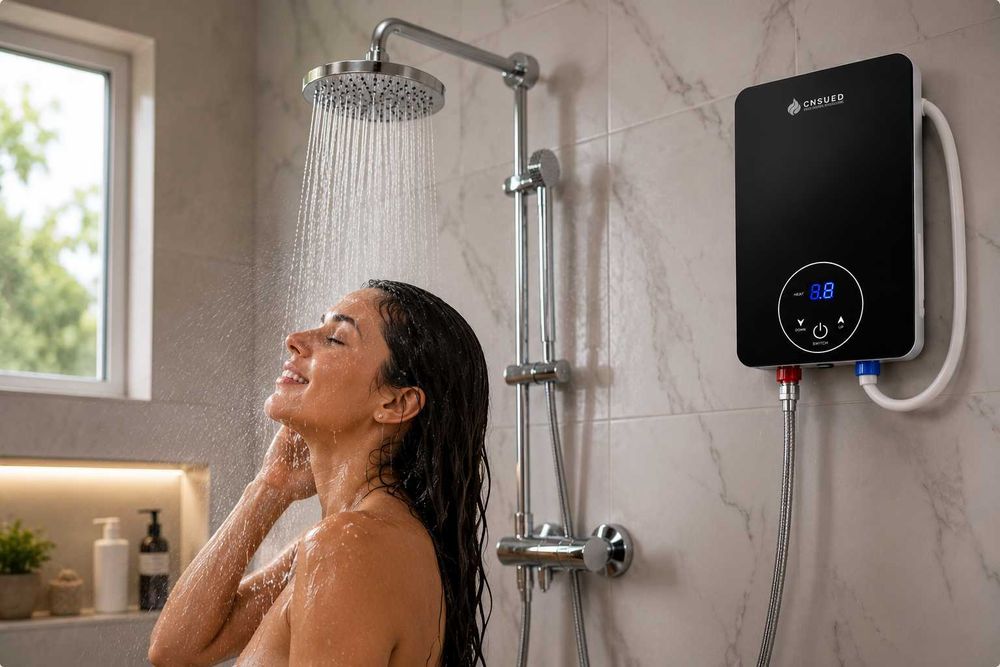 Aquecedor de Água Elétrico para Lavatórios, Casa de Banho, Cozinha