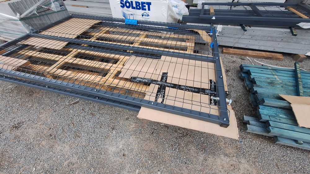 Brama panelowa 5mb + furtka kompletna