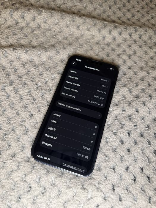 Iphone 13 czarny 88%