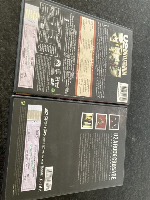 DVD 2 grupo musical u2