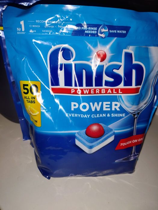 Капсули для посудомийної машини Finish Power All in 1 Regular 50 шт