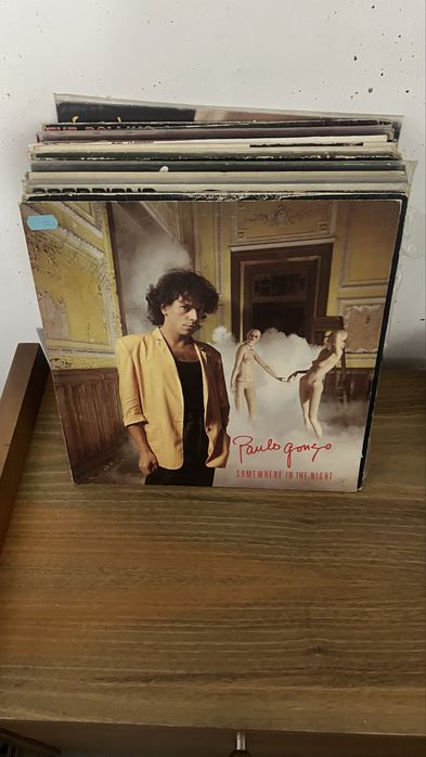 Discos em vinil em perfeito estado